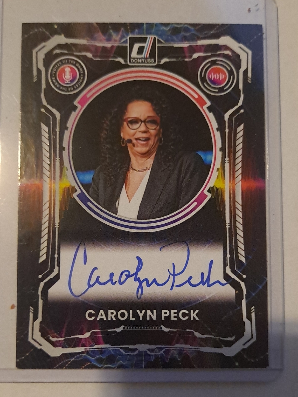 Donruss Carolyn Peck 2025 Autographed Card